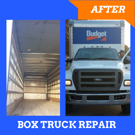 Second box truck after repair